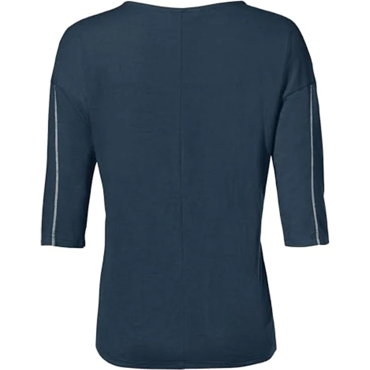 Vaude Neyland, Damen-Shirt mit ¾-Ärmeln, schnelltrocknend und geruchsresistent, Blau, Größe 44 – Bild 2
