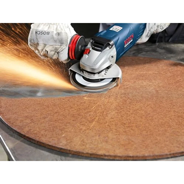 Bosch 40x Fächerschleifscheibe X551 Expert for Metal + Beanie Set (Ø 125 mm, Körnung 40/60/80, M14) - Profi Zubehör für Winkelschleifer, ideal für Metall, Stahl, Gusseisen – Bild 5