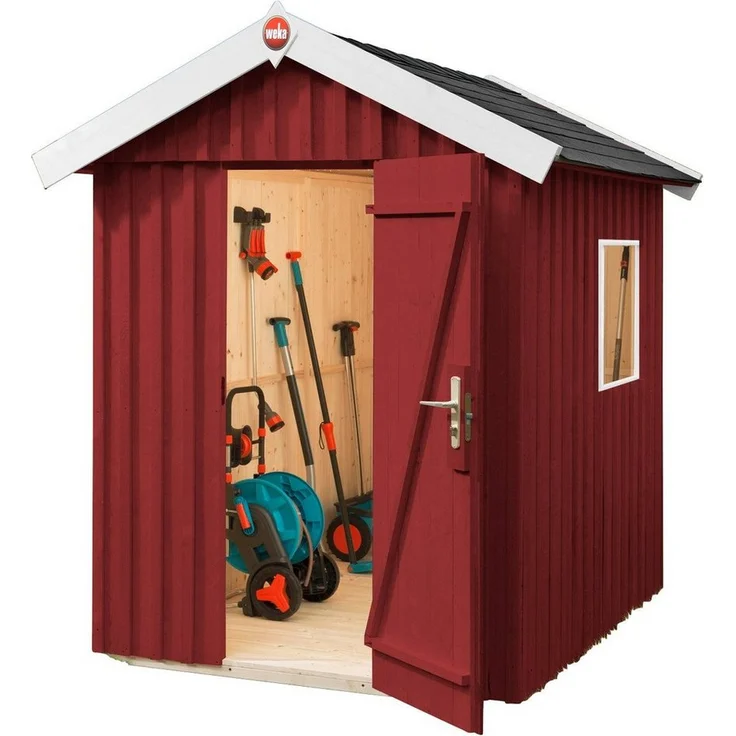 Weka Gartenhaus Schwedenhaus Gr.2, BxT: 200x286 cm, Massivholz und traditionelle Optik
