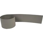 Gartenwelt Riegelsberger Premium Sichtschutzstreifen Sichtschutz Hart PVC Doppelstabmatten Streifen Made IN Germany 1 Stück Steingrau