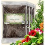 OraGarden natürlicher Wurmhumus, Worm Humus, Wurmdünger, organischer Dünger (12L)