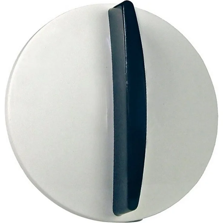 STIEBEL ELTRON Griff Knebel 254307, Knebel weiß / blau 41mmØ für Durchlauferhitzer