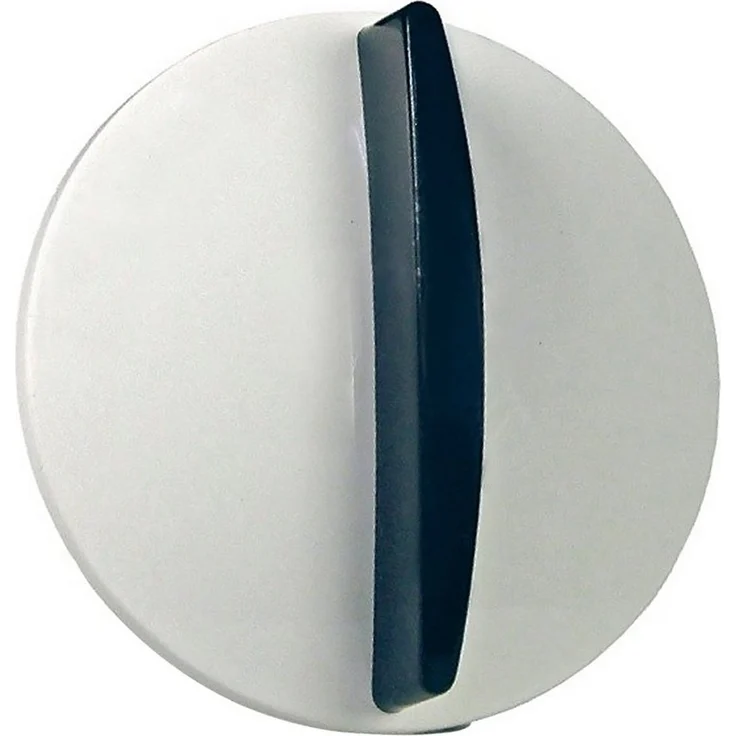STIEBEL ELTRON Griff Knebel 254307, Knebel weiß / blau 41mmØ für Durchlauferhitzer