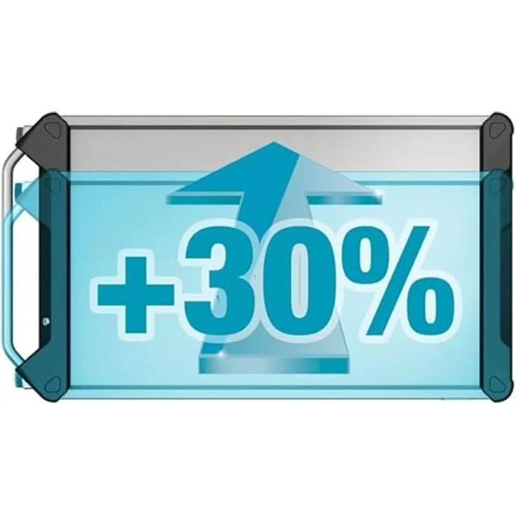 Hazet Werkstattwagen Assistent, 8 Schubladen (7 flach, 1 hoch), Edelstahl-Arbeitsfläche, mobil und robust, 870 x 522 mm – Bild 6