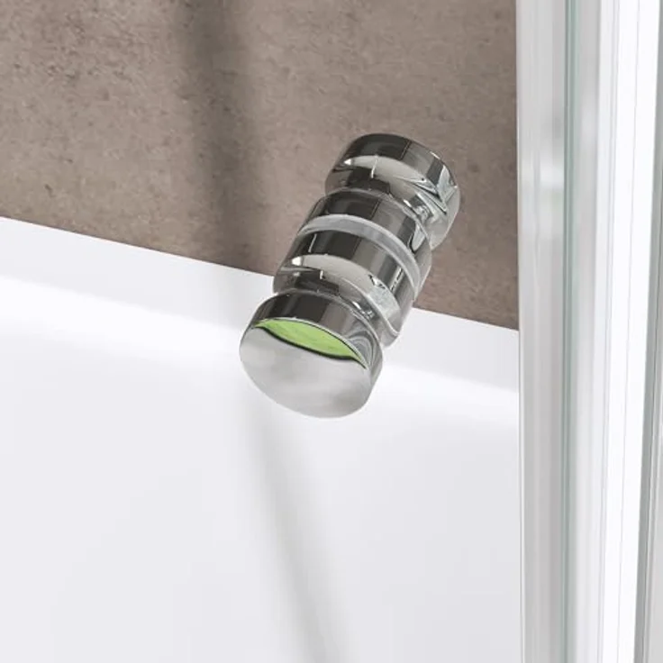 doporro Duschkabine Ravenna16L K, Schiebetür Duschabtrennung 80x120cm, Klarglas, ESG Glas, Höhe 190cm, Eloxierte Aluminiumprofile, NANO-Beschichtung – Bild 5