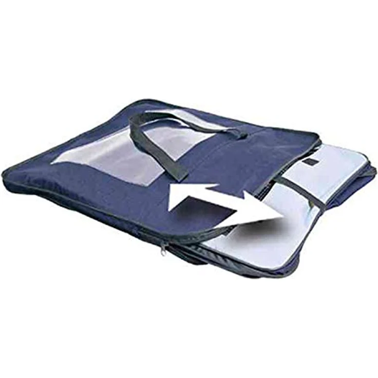 Trixie 39693 Mobile Kennel Twister, S–M: 50 × 52 × 76 cm, dunkelblau/hellblau – Bild 2