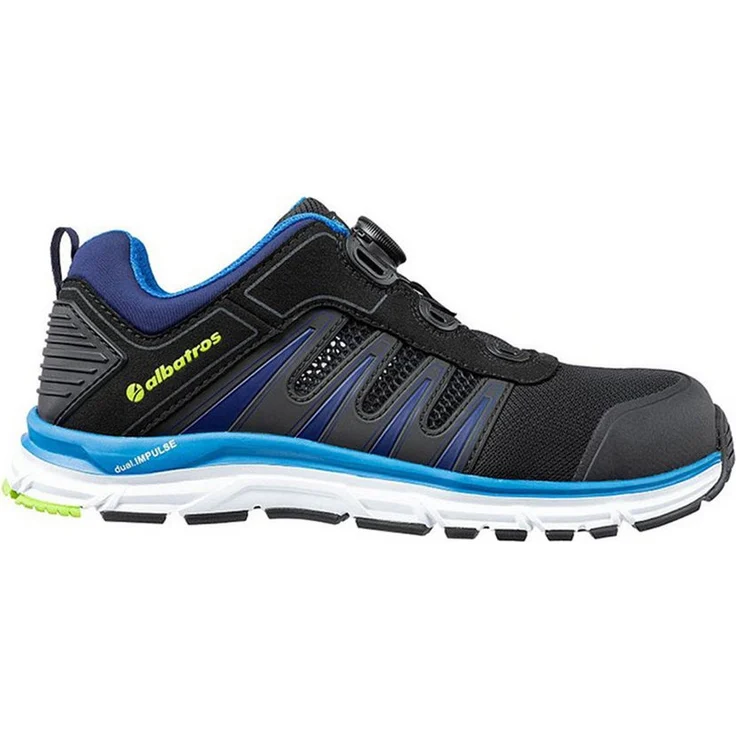 Albatros Breeze Impulse QL Low S1P ESD HOR SRA Arbeitsschuh in Größe 43, Farbe Schwarz – Bild 1