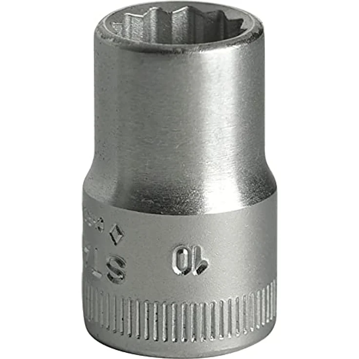 Stahlwille Bit- und Steckschlüsselset, Steckschlüsseleinsätze 3/8″, 10 mm, aus HPQ®-Hochleistungsstahl, verchromt, DIN 3124/ISO 2725-1 – Bild 1