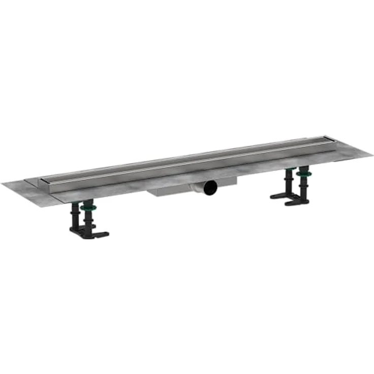 hansgrohe 56167000 RainDrain Compact Duschrinne 800 befliesbar für Flache Installation Komplettset – Bild 1