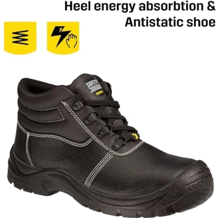 SafetyJogger Safetystar S3, Sicherheitsschuh für Arbeitsschutz, schwarz, Größe erhältlich – Bild 6