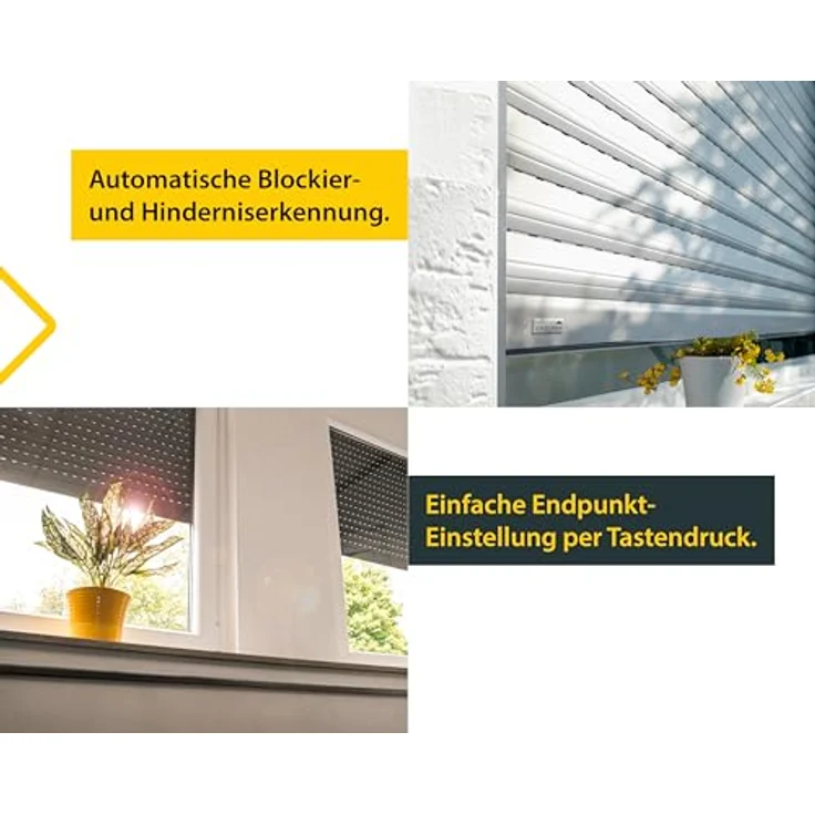Schellenberg RolloDrive 45, Elektrischer Rolladen Gurtwickler Unterputz für bis zu 4 m² Rollladenfläche, 23 mm Gurtbreite, mit Zeitautomatik und Netzteil – Bild 5