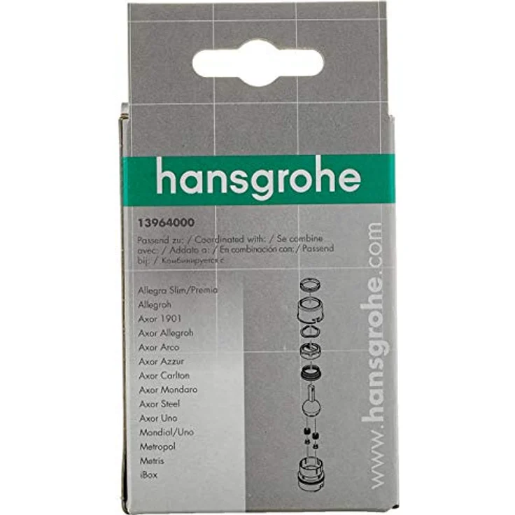hansgrohe Steuerkugel 13964000, Spültischarmatur ohne Mund- und Duschenanschluss, Kopf aus Kunststoff – Bild 6