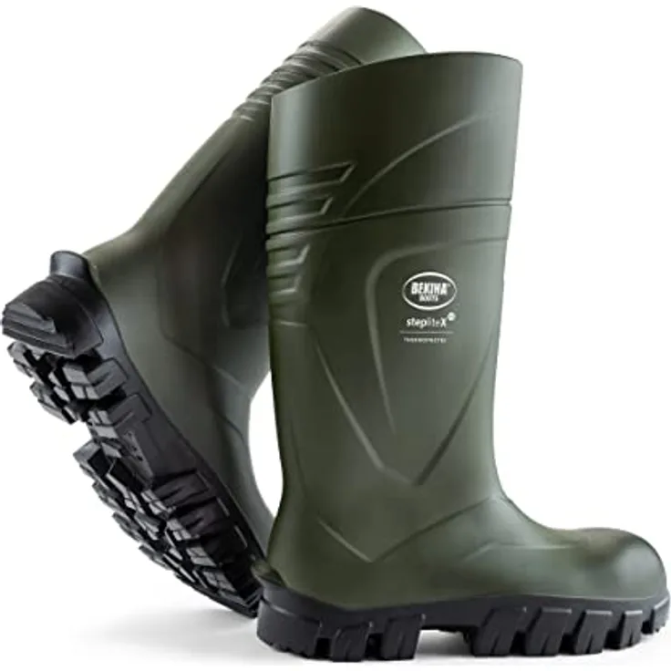 Bekina Sicherheitsstiefel S5 StepliteX Thermoprotec, federleicht mit metallfreiem Zehenschutz, rutschhemmendem Sohlenprofil, Temperaturbeständig bis -40 °C