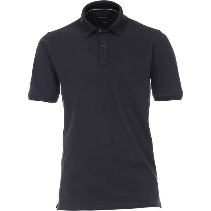 CASAMODA Poloshirt CASAMODA Polo-Shirt uni, bügelleicht, 95 % Baumwolle, 5 % Elasthan, Kurzarm – Bild 1