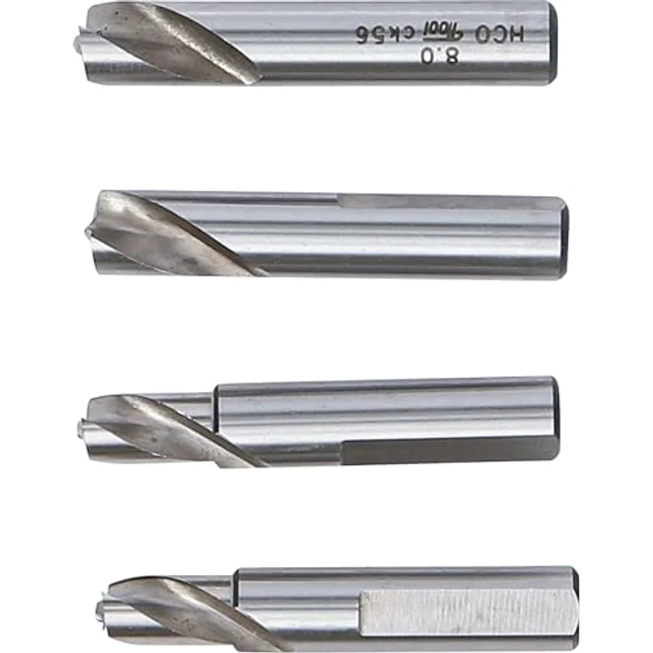 BGS TECHNIC Fräser-Satz für Art. 3205, 4-teilig, Gewicht 56 g – Bild 3