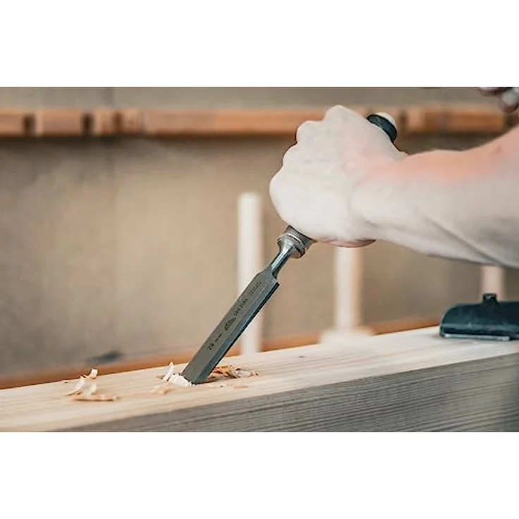 STUBAI Spezial Stechbeitel mit Holzgriff aus Weißbuche, schwedische Form, Ø 35 mm, Stemmeisen zur präzisen Bearbeitung von Holz, Stecheisen für Schreiner Tischler Heimwerker – Bild 5