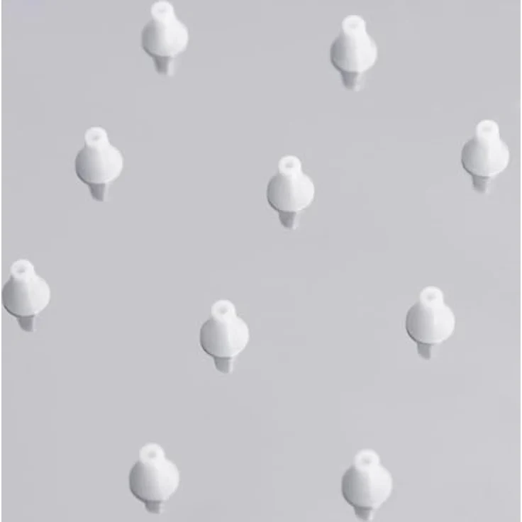 vidaXL Regenduschkopf Regenbrause Edelstahl 304 30x30 cm Quadrat, Anti-Kalk-Düsen, Silikondüsen, Wand- oder Deckenmontage, (1-tlg) – Bild 5