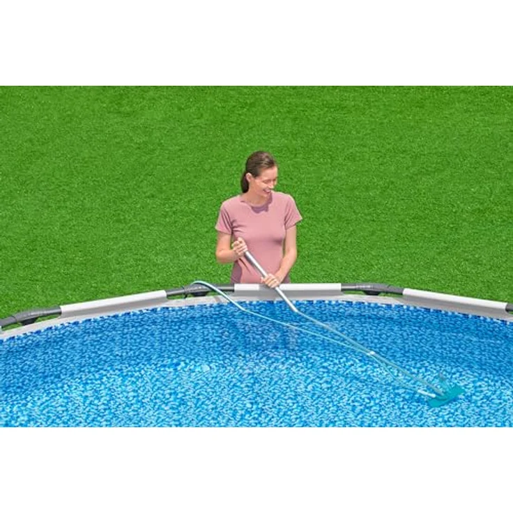 Bestway® Poolpflege Basis-Set, Venturi-Sauger & Kescher für Pools bis 396 cm, umweltfreundlich und langlebig – Bild 8