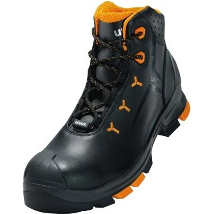 Uvex Uvex 2 Schnürstiefel Arbeitsschuh, Größe 43, in Schwarz – Bild 1