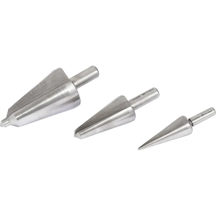 FRITZFURT 3151-1105 HSS-G Schälbohrer-Set, 3-teilig, 14 mm, 20 mm, 30.5 mm, Gesamtlänge 185 mm, korrosionsbeständig, Zylinderschaft – Bild 1