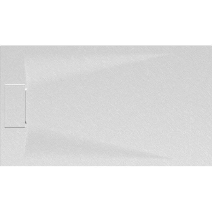 Breuer Duschwanne 'Lite Line' Steinoptik weiß 90 x 100 cm, ultra-leicht mit Antirutsch-Effekt