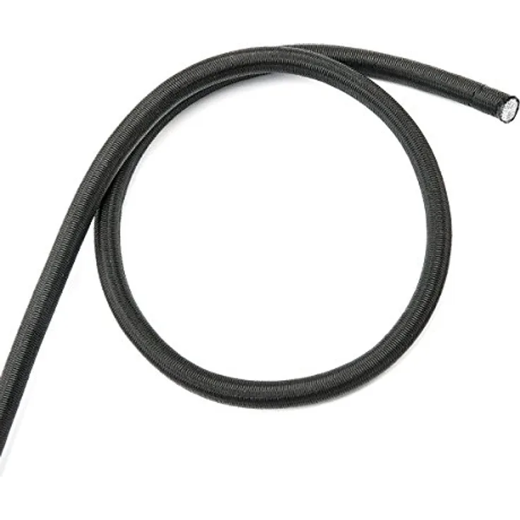 HaGa® Expanderseil Gummiseil Spannseil Planenseil Seil 8mm schwarz (Meterware)