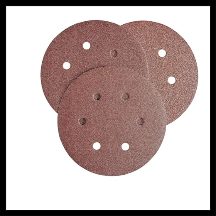 Einhell Druckluft-Exzenterschleifer TC-PE 150 (max. 6,3 bar, 10500 min.-1, 150 mm Schleiftellerdurchmesser, stufenloser Regulierungshebel, inkl. 6 Schleifpapieren, Stecknippel, Spannschlüssel) – Bild 4