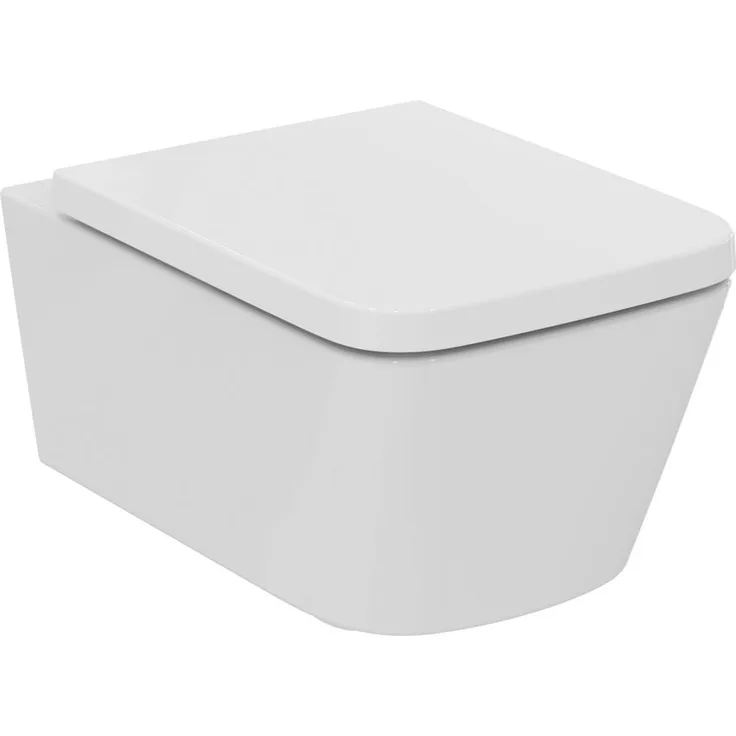 Ideal Standard Wandtiefspül-WC Blend Cube AquaBlade, kompaktes Design 355x540x350mm, Weiß, T368601