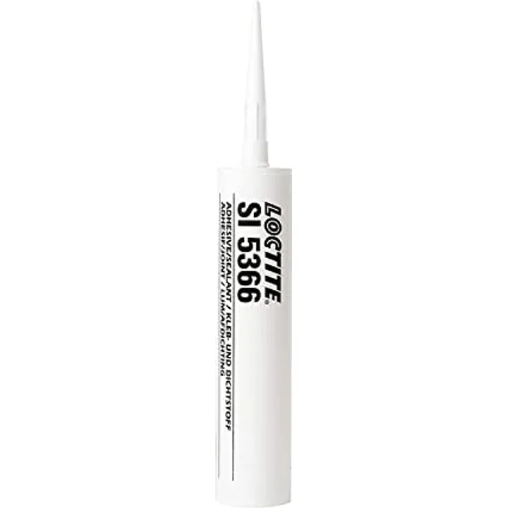 LOCTITE SI 5366, einkomponentiger Silikon-Klebstoff für die Dichtung von Wärmequellen, Hochtemperatur-Silikon bis 250°C, Klebstoff mit stoßdämmenden Eigenschaften, 1x310ml