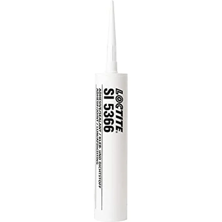 LOCTITE SI 5366, einkomponentiger Silikon-Klebstoff für die Dichtung von Wärmequellen, Hochtemperatur-Silikon bis 250°C, Klebstoff mit stoßdämmenden Eigenschaften, 1x310ml – Bild 1