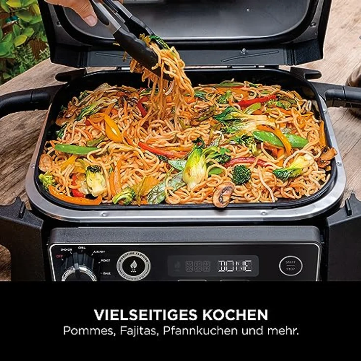 NINJA Plancha Grillplatte Woodfire, Antihaftbeschichtet, Schwarz – Bild 4