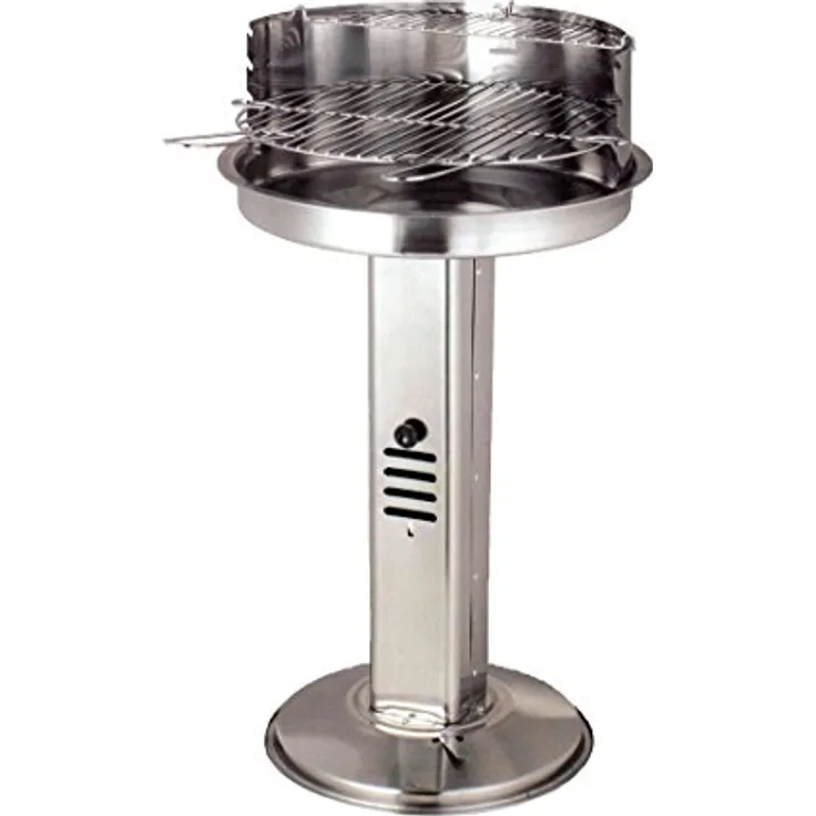 Edestahl Standsäulengrill 78 x Ø 44 cm