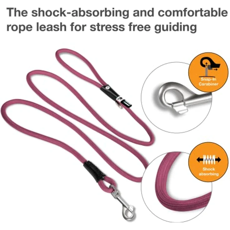 Stretch Comfort Leash Ruby M – Bild 2