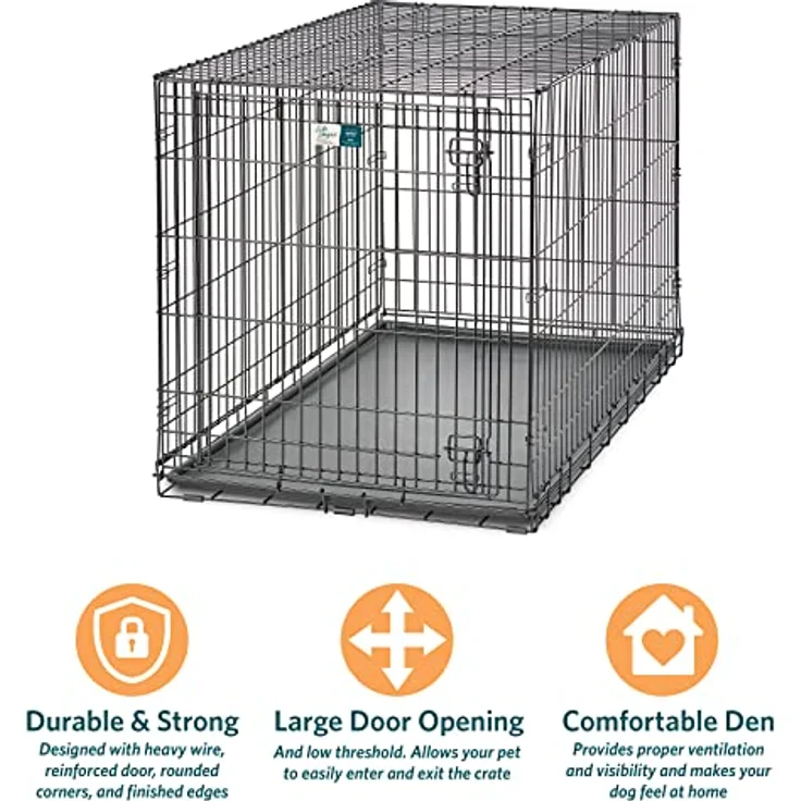 MidWest Homes for Pets Life Stages LS-1648 Faltbare Hundebox mit Einer Tür, für XL (41,3-50 kg) – Bild 2
