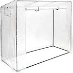 Relaxdays Tomatengewächshaus XL, als Frühbeet und Tomatenzelt, UV beständig, HxBxT: 160 x 200 x 82 cm, transparent