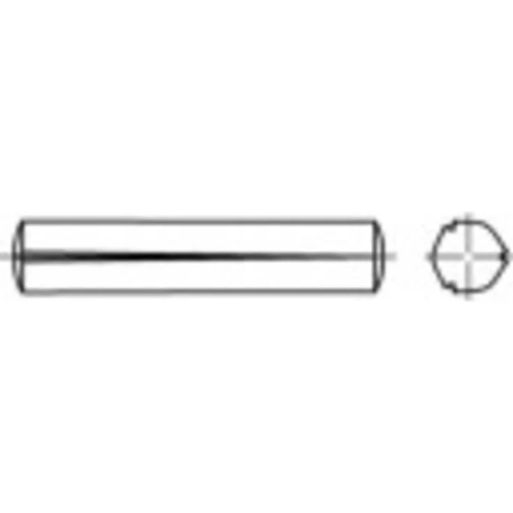 Toolcraft Kegelkerbstift, 8 mm x 26 mm, Stahl, 100 Stück für RC-Autos