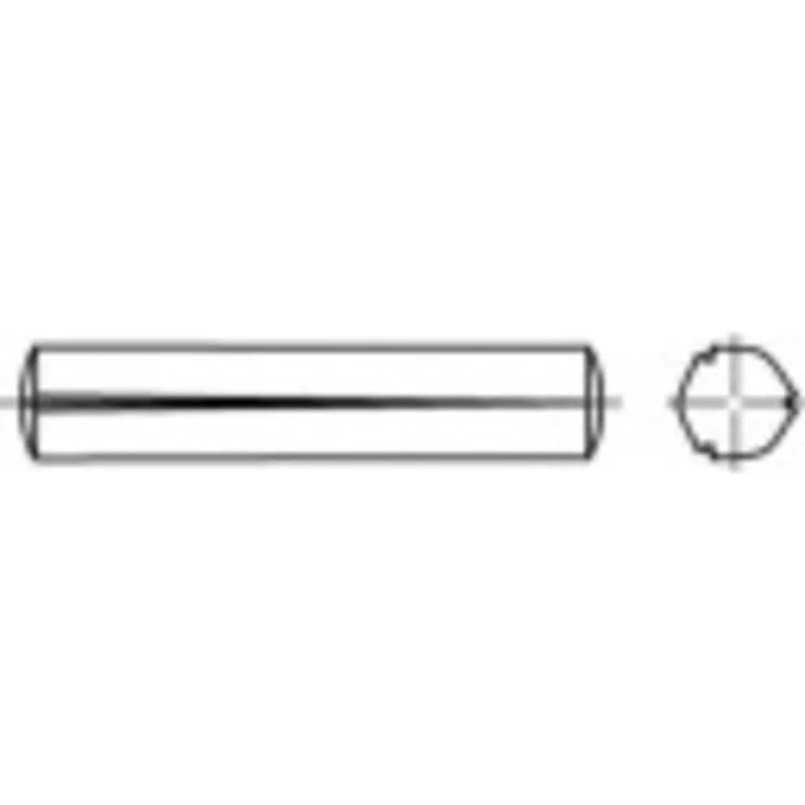 Toolcraft Kegelkerbstift, 8 mm x 26 mm, Stahl, 100 Stück für RC-Autos