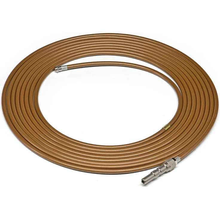 Stihl Rohrreinigungsset flexibel für Hochdruckreiniger, 20m Schlauch mit Schnellkupplung, braun