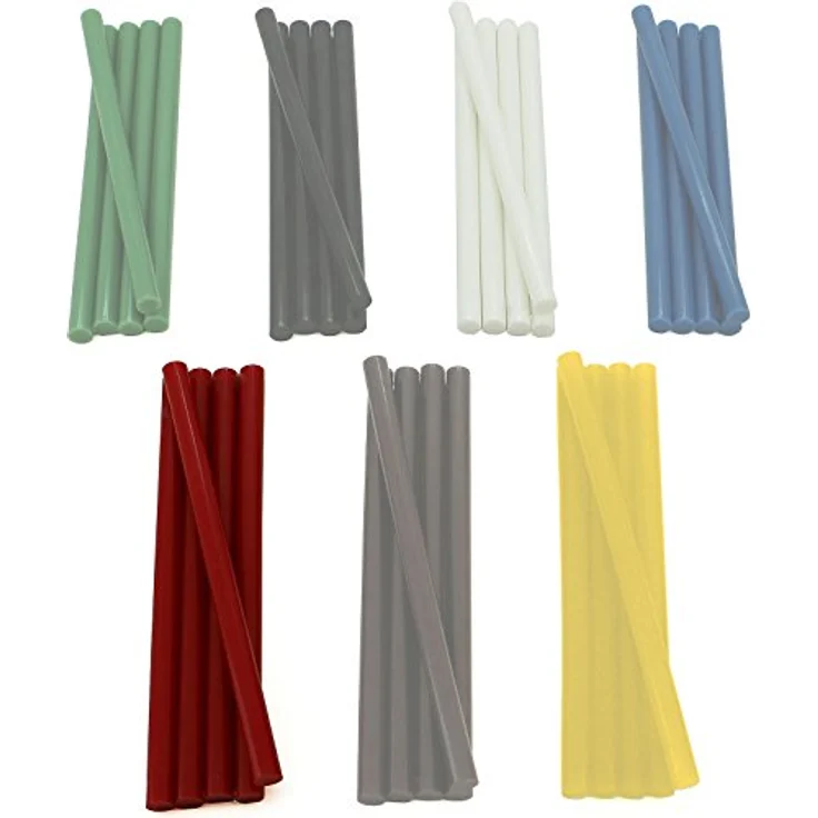 Yato Heißschmelzkleber 11,2 x 200 mm, 5 Stück, Rot, für universelle Anwendungen – Bild 1
