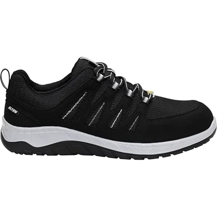 ELTEN MADDOX black-grey Low ESD S3S Sicherheitsschuh, atmungsaktiv, gepolsterte Lasche, TPU/PU Sohle MAXXIMO – Bild 6