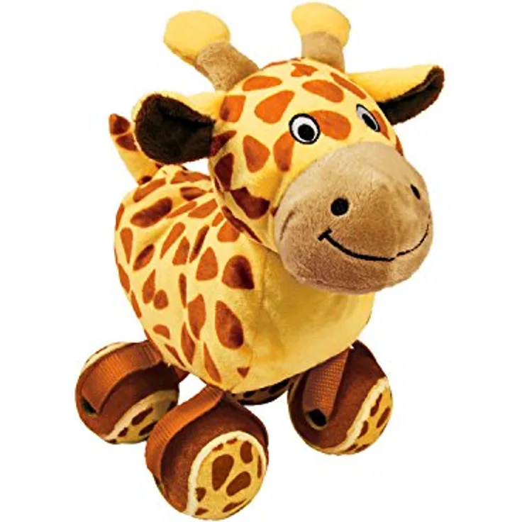 KONG RTS12 Hundespielzeug Giraffe mit Tennisballfüssen