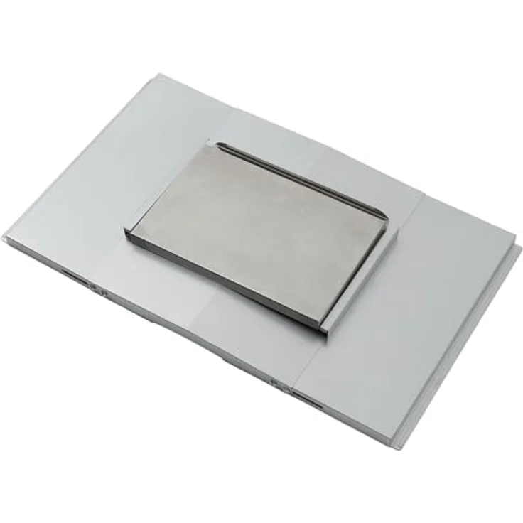 TAINO Grillschale, Stahl, Universal Fettwanne, Gasgrill, Verzinkter Stahl, 53-78 cm, Silber – Bild 3