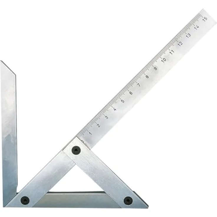 Forum Präzisions-Zentrierwinkel 200 x 150 mm, Spezialstahl mit mm-Teilung für runde Wellen bis Ø 220 mm