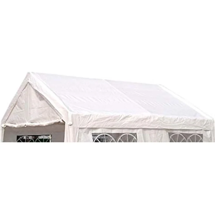Ersatzdach - Dachplane PALMA für Zelt 4x6 Meter, PE weiss 180g-m², incl. Spanngummis – Bild 2