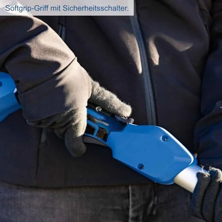 Scheppach 2in1 Akku-Multifunktionsgerät C-PHTS410-X 20V | Schnittlänge Heckenschere/Hochentaster: 410/180 mm | 20V-IXES-Serie | Schultergurt & Softgrip | Ohne Akku & Ladegerät – Bild 5