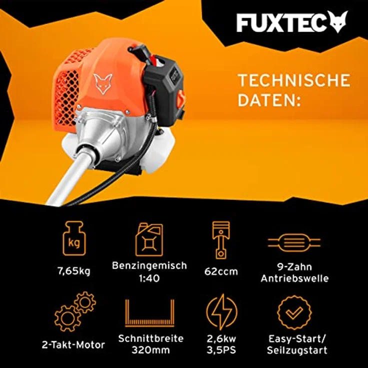 FUXTEC FX-MS162 Benzin Motorsense Multitool 2in1 – Bild 3