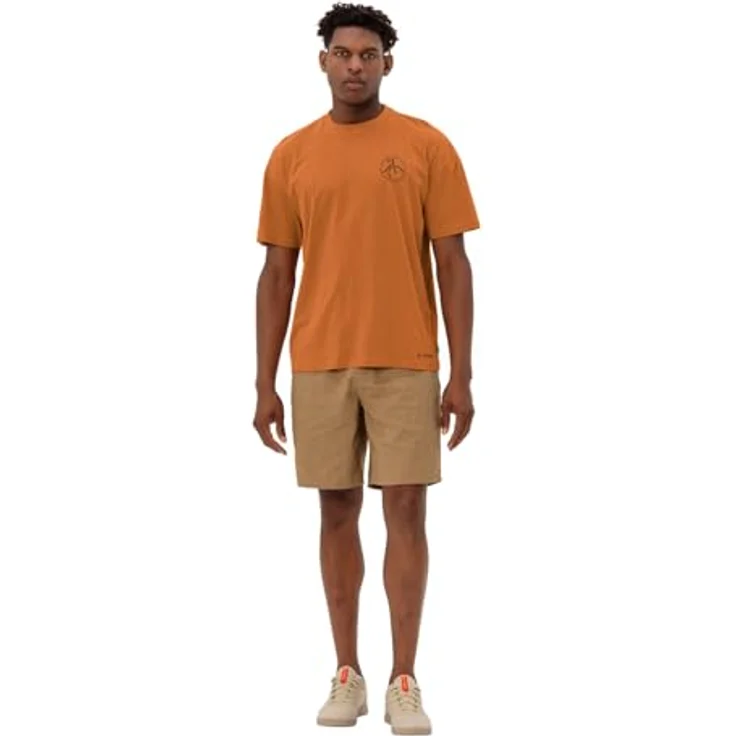 Vaude Cyclist Casual Shirt, Herren Shirt in Orange, Regular Fit, 70% Baumwolle und 30% Lyocell, atmungsaktiv und schnell trocknend – Bild 7