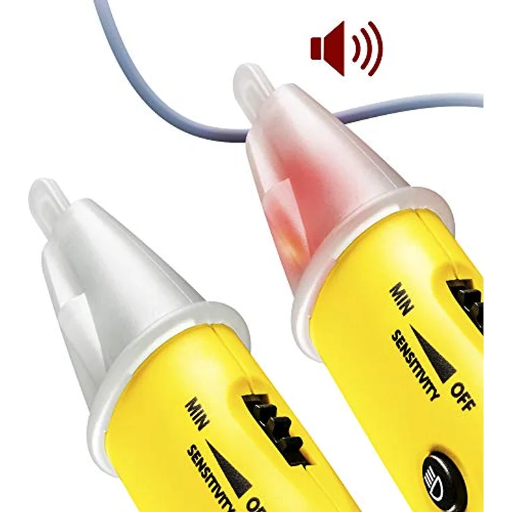 TROTEC Spannungsdetektor BE16 Spannungsprüfer Spannungsmessgerät von 5 Volt bis zu 1.000 Volt bzw. 50 Hz bis 400 Hz – Bild 5