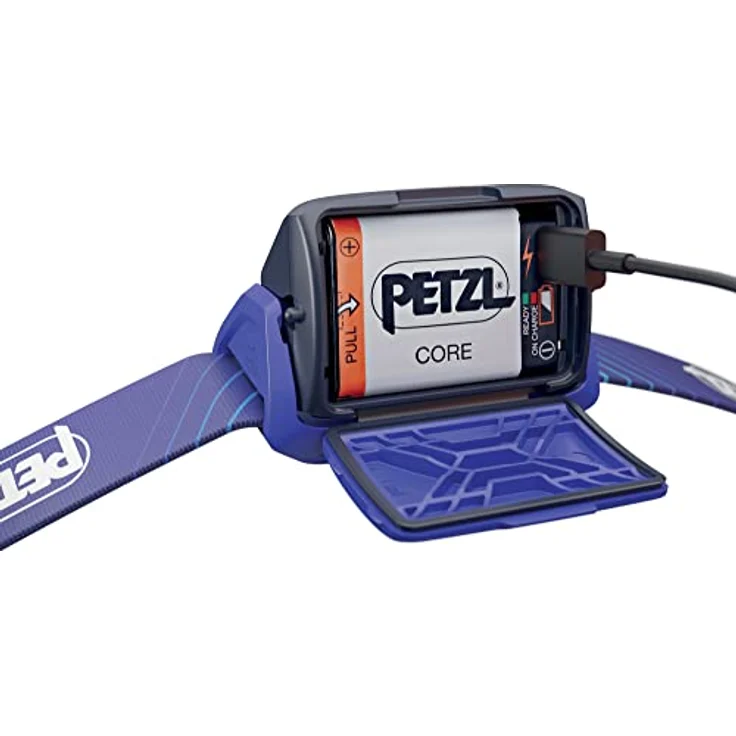Petzl Unisex – Erwachsene Tikka CORE Frontallampe, Blau, U – Bild 5