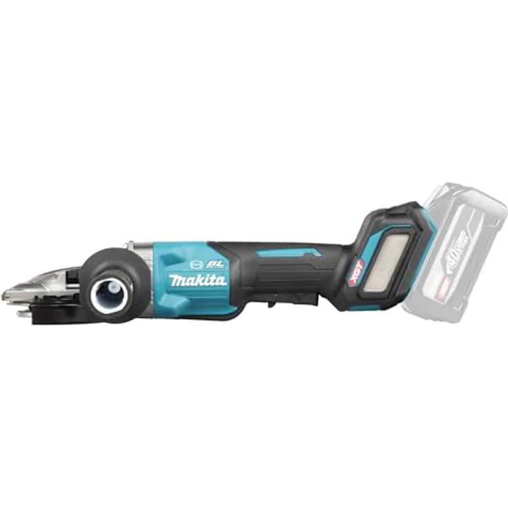 Makita GA056GZ, 40V Akku-Flachkopfwinkelschleifer mit Paddelschalter, 125 mm, 9.000 min-1, Soft-Start, AFT – Bild 2
